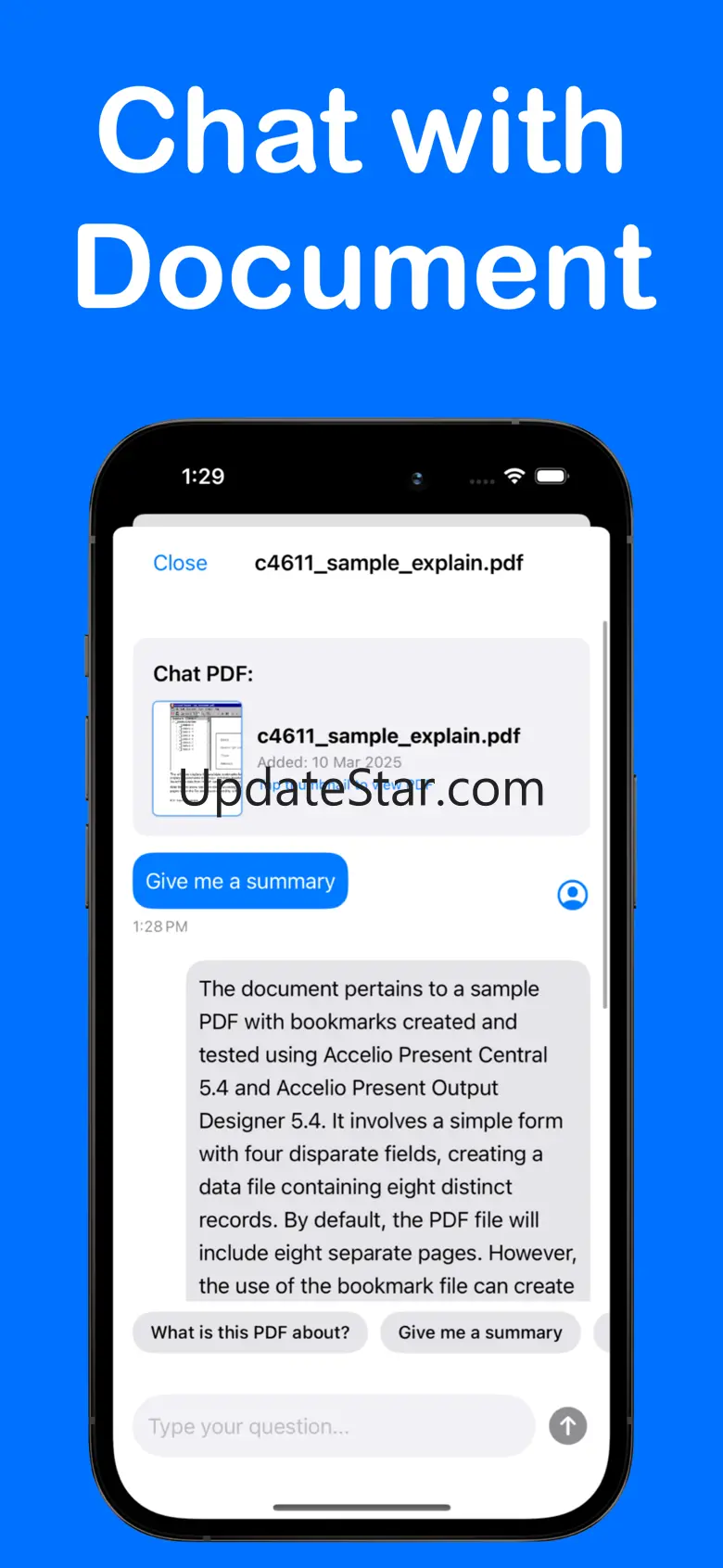 ChatPDF - AI Chat With PDF Doc 1.3