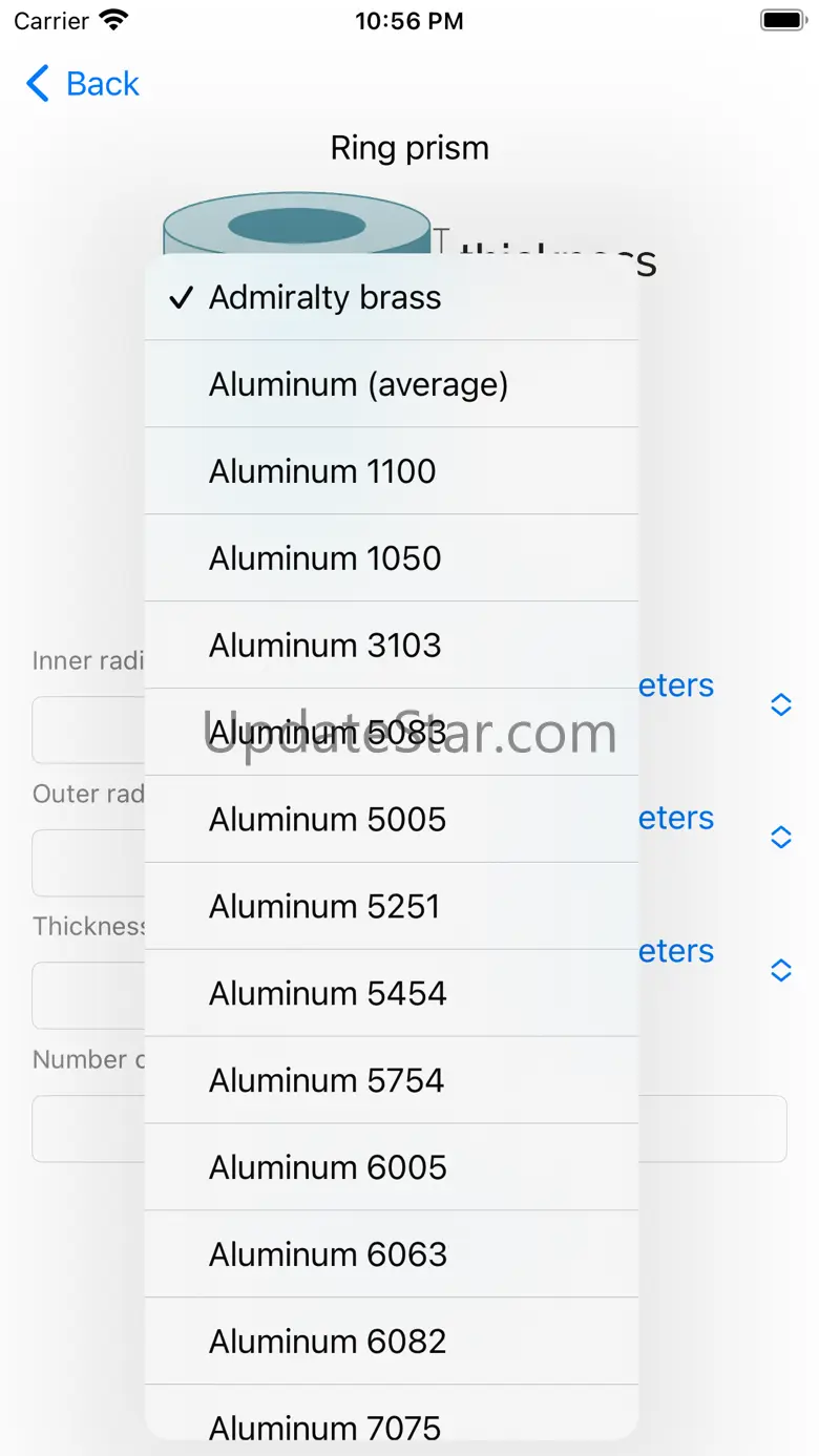 Multi-Metal Weight Estimator 16