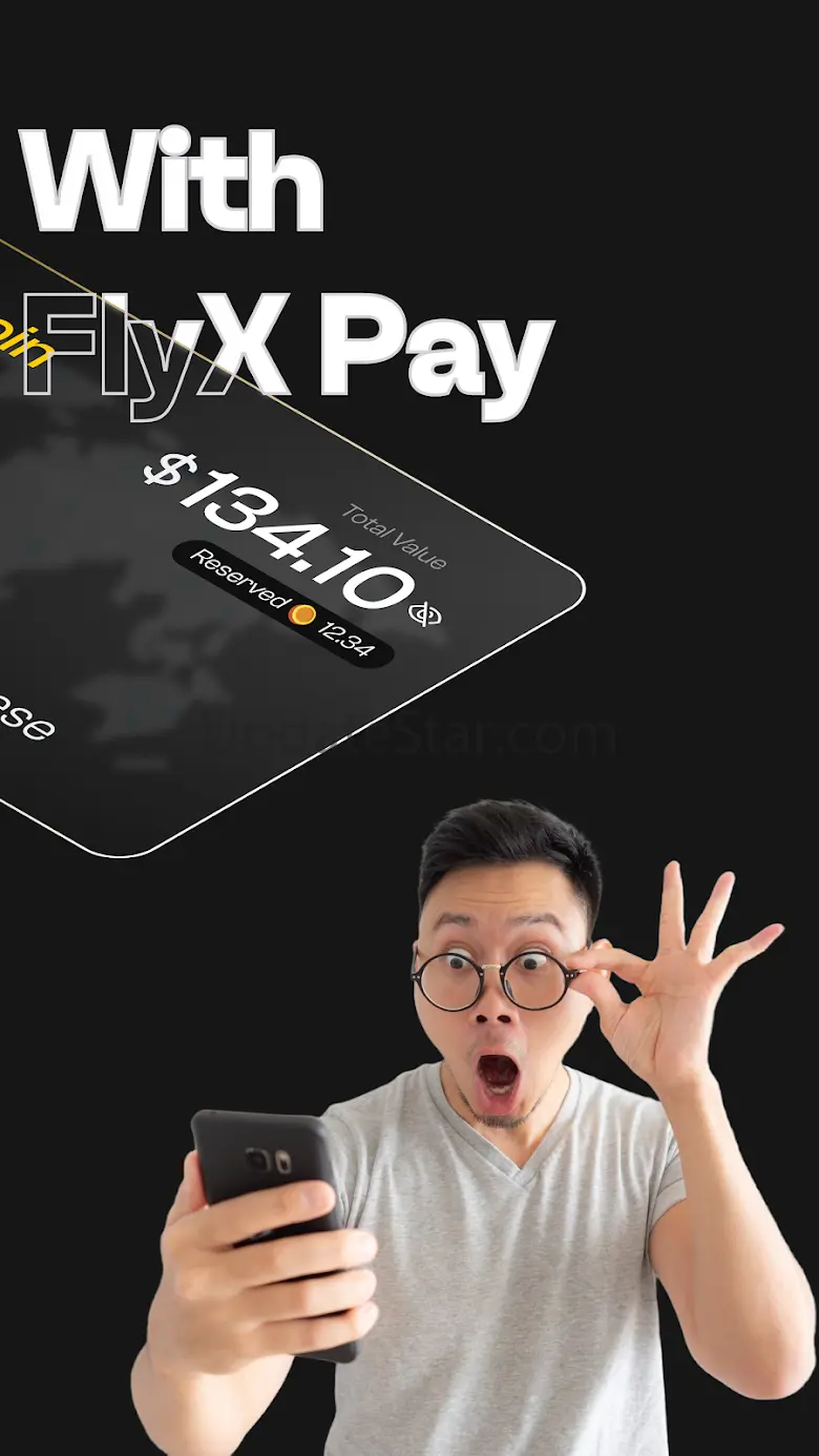 FlyX Pay: Pay Crypto Worldwide 1.0.64