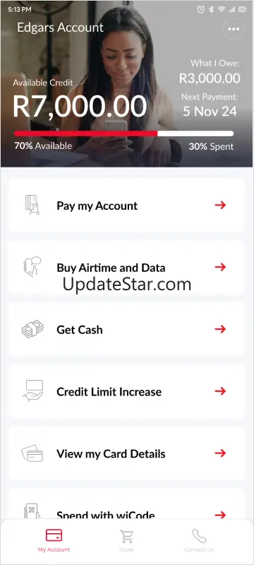 Edgars Account 7.0.0