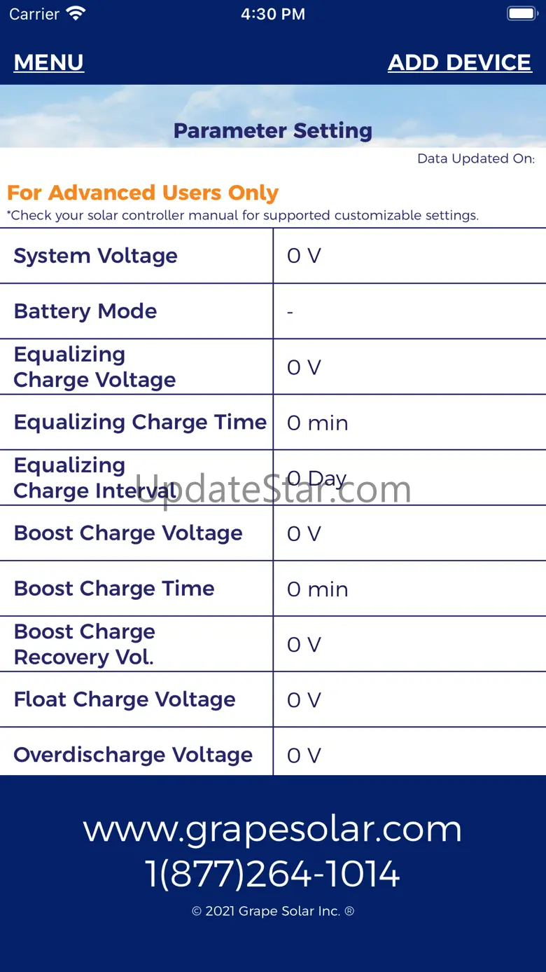 Grape Solar 1.0.0