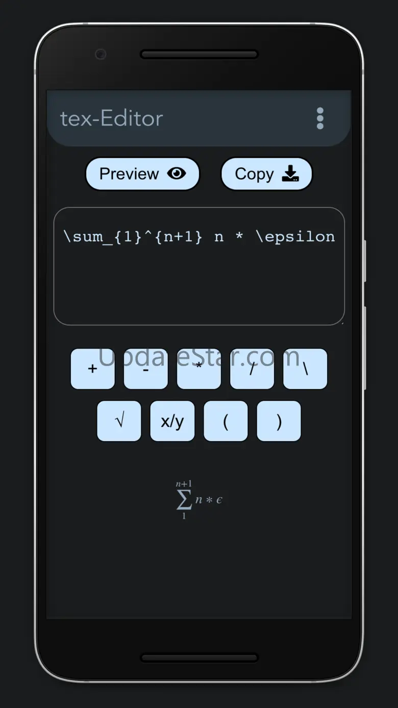 LaTeX Formula Editor 1.1.0
