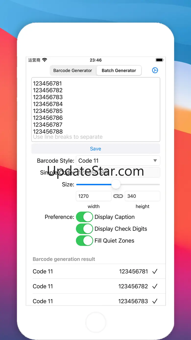 Barcode Generator ME 3.0