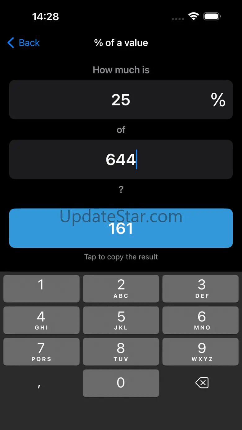 Percentages % 1.0.2