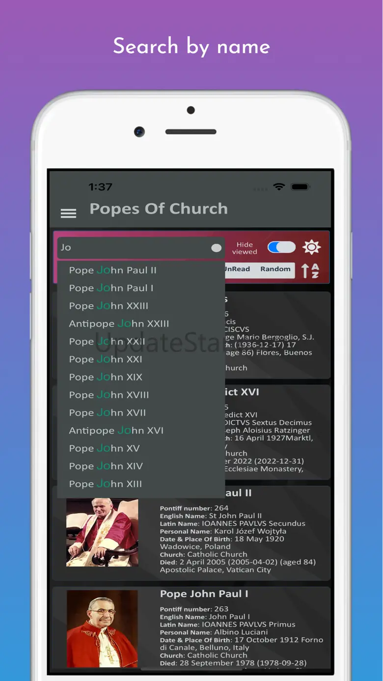 Popes of the Catholic Church 7.0