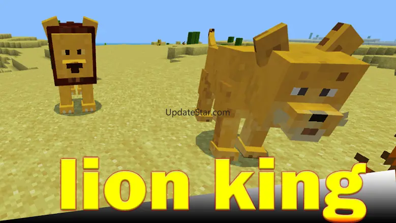 Animals mod Minecraft Big cats 1.16