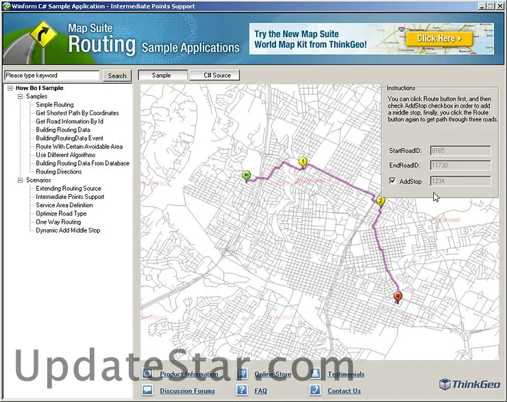 Map Suite Routing 8.0