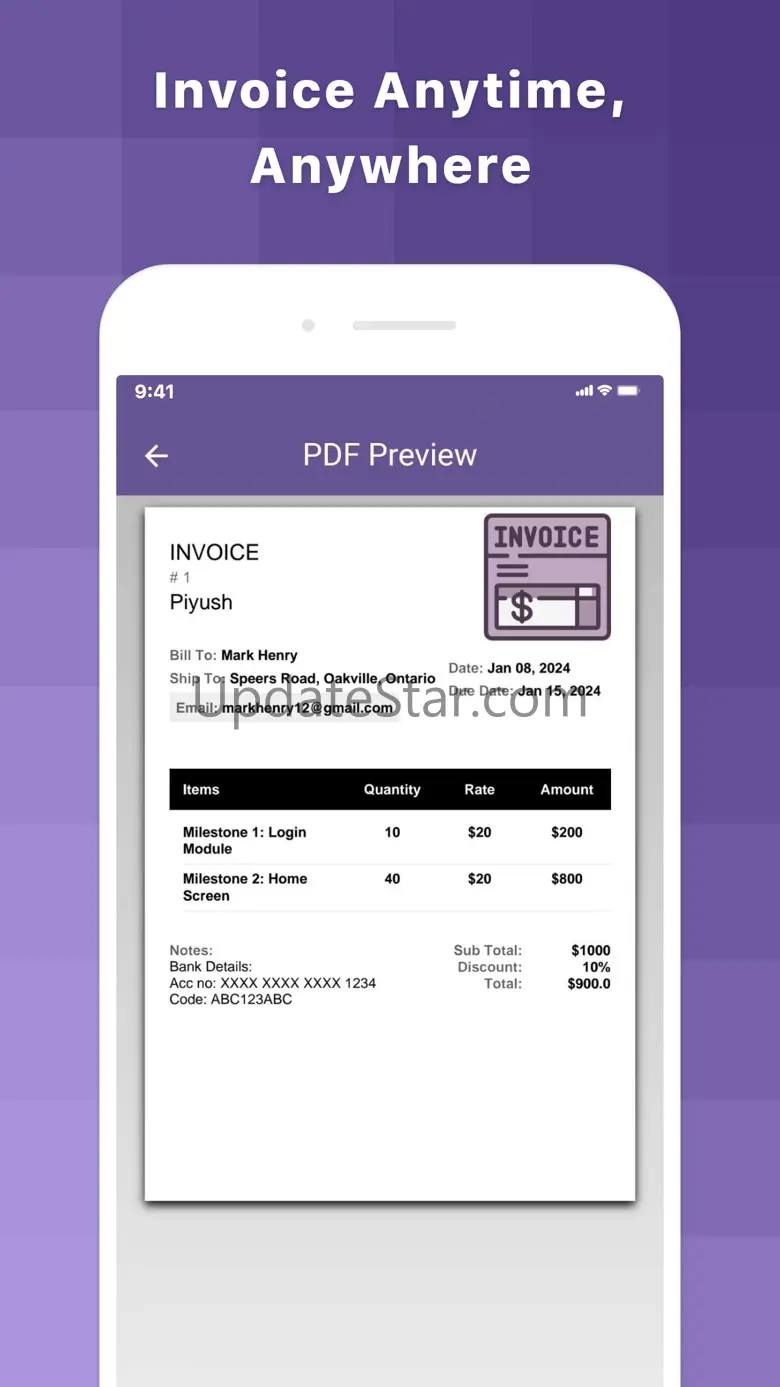 Swift Invoices 1.1.0