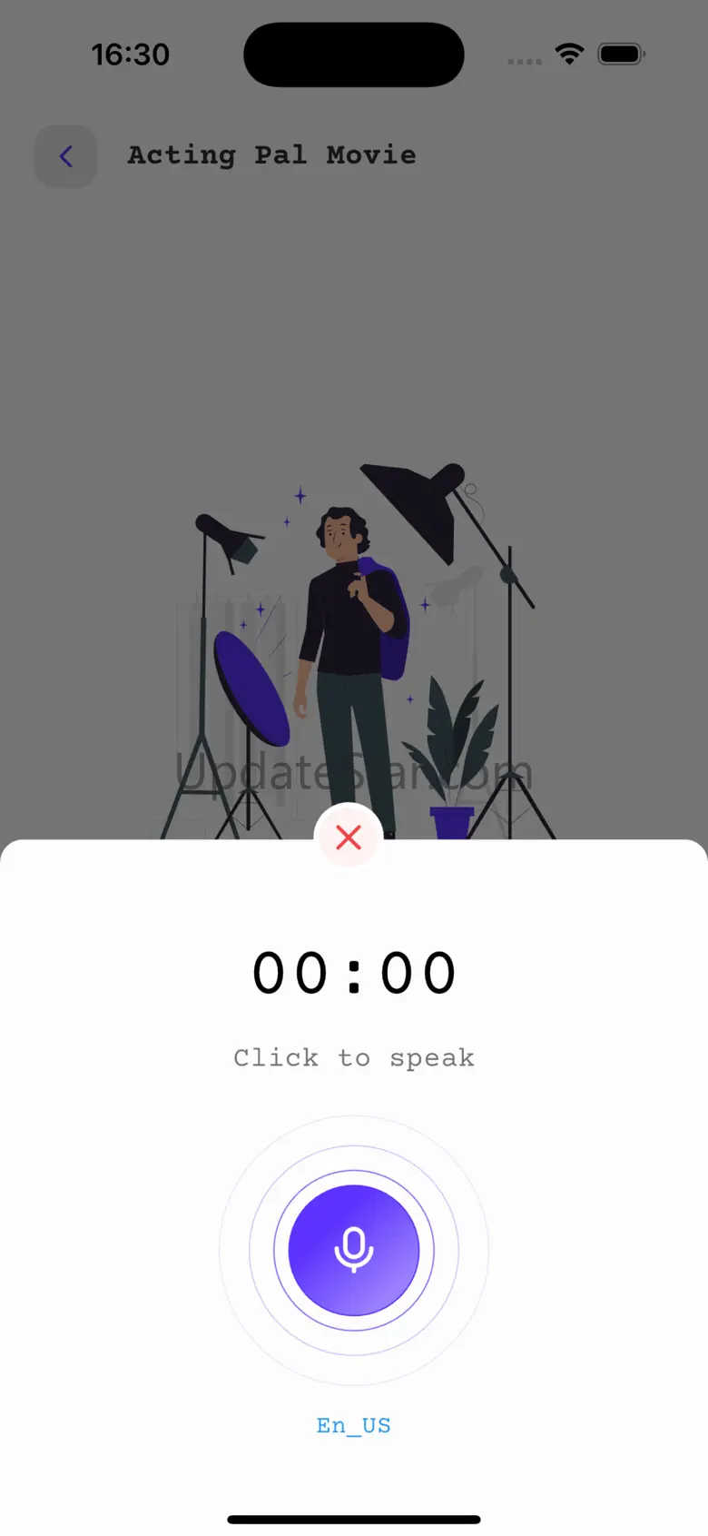 Acting pal: self tape yourself 2.0.1