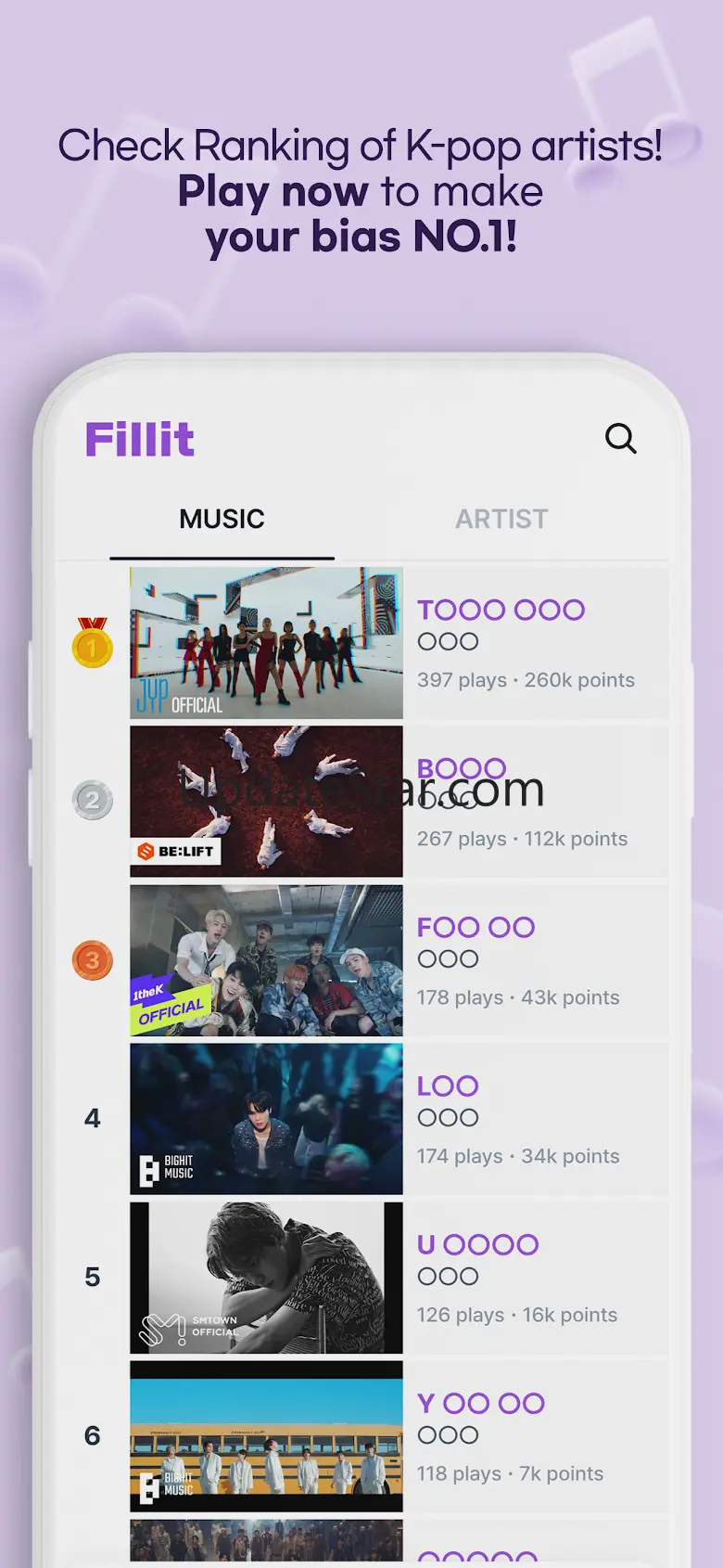 FillIt: Learn KOREAN with KPOP 1.0.0