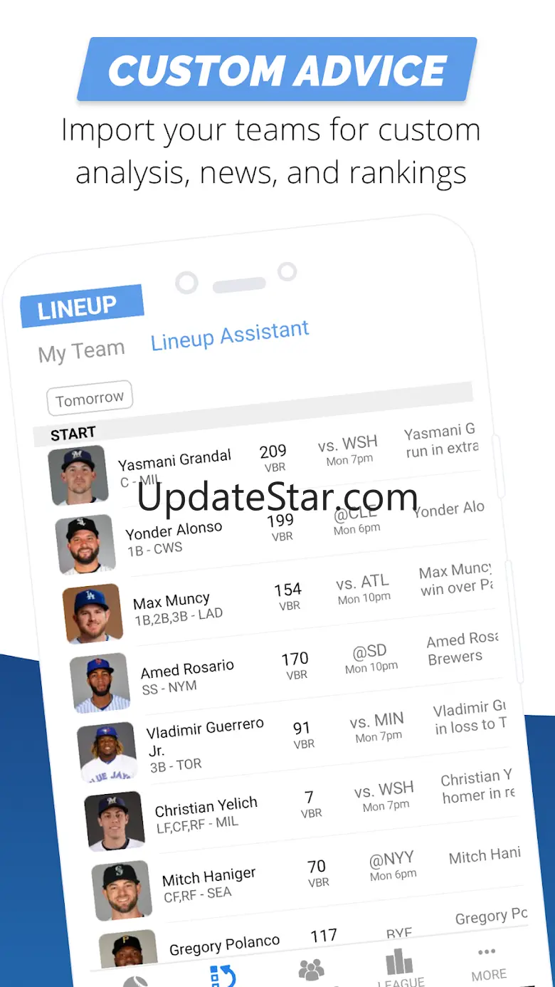 Fantasy Baseball My Playbook 3.3.28