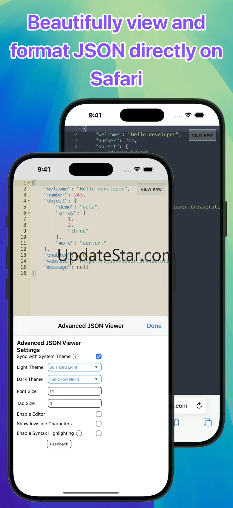 Advanced JSON Viewer 2.2