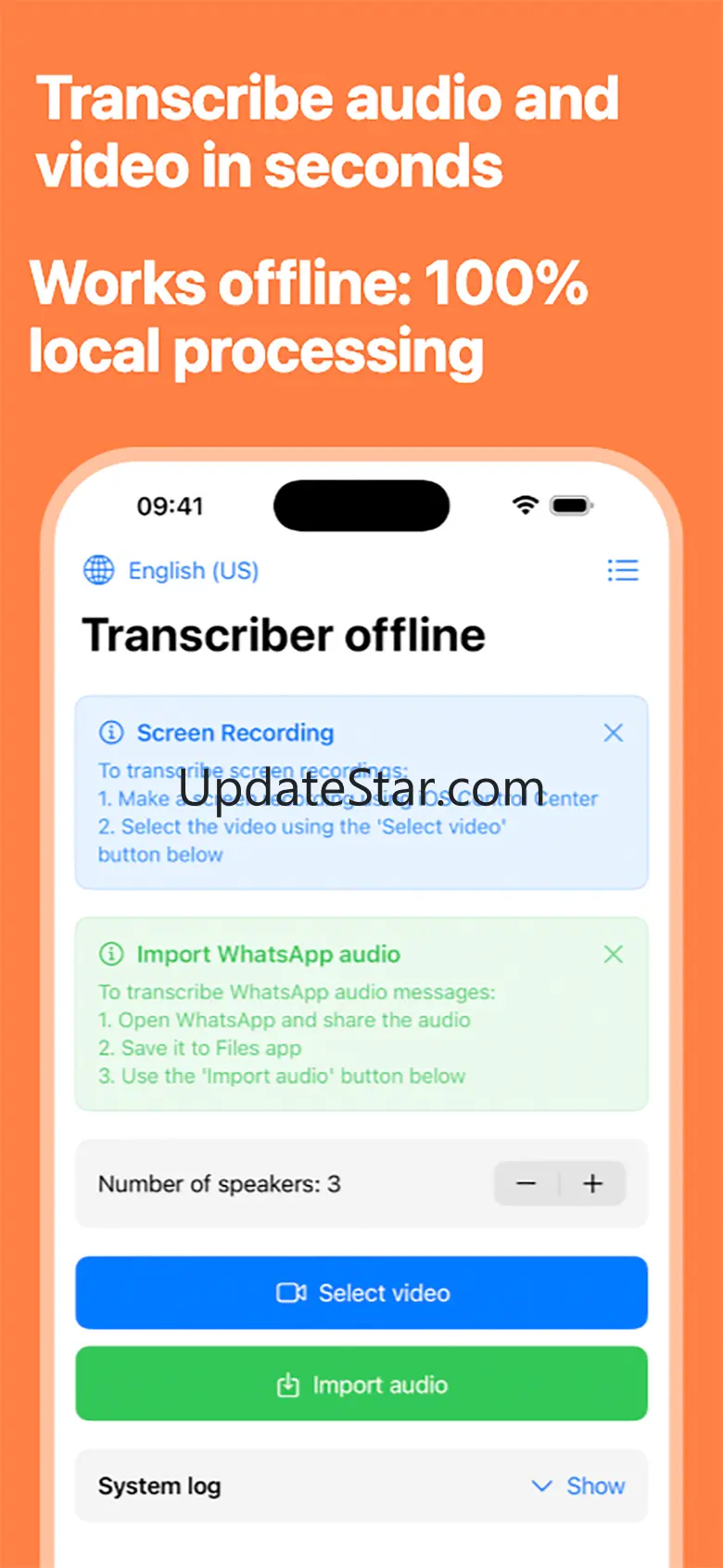 Transcriber offline manager 1.0.1
