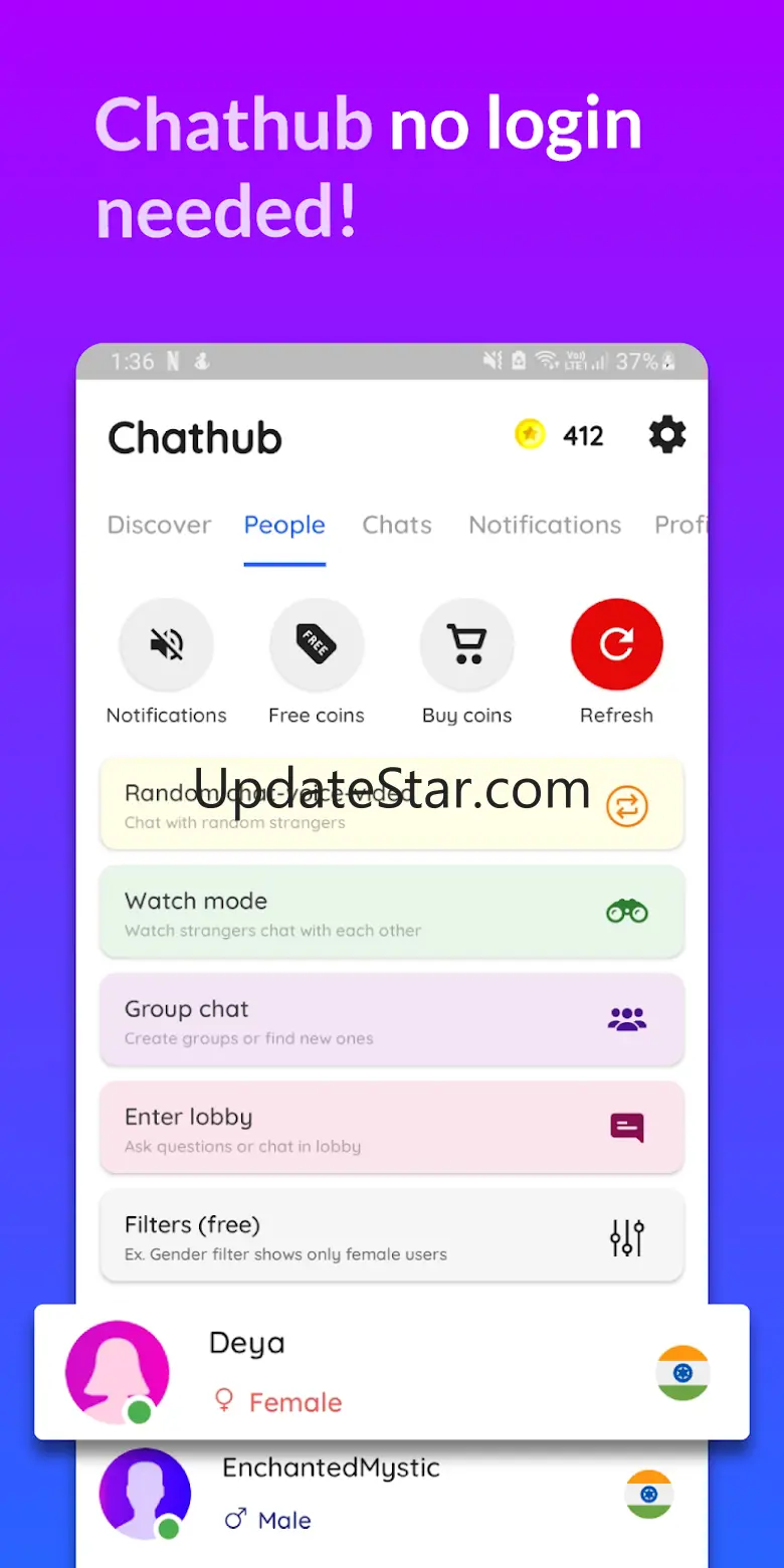 ChatHub Lite Chat Anonymously 2.191