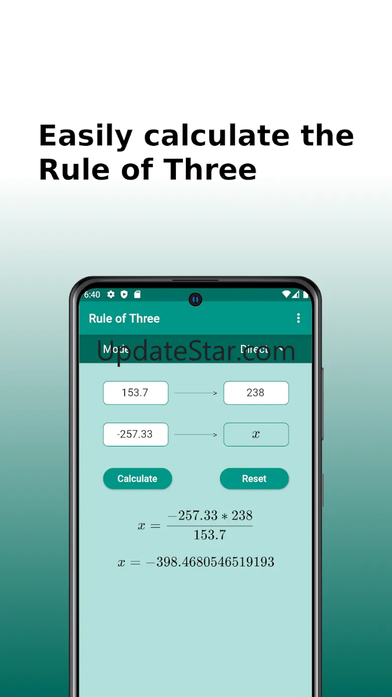 Rule of three 3.5.2