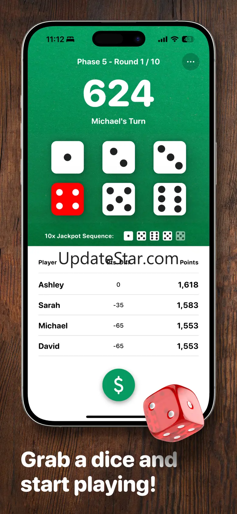 Cuatro! Dice Game 1.7
