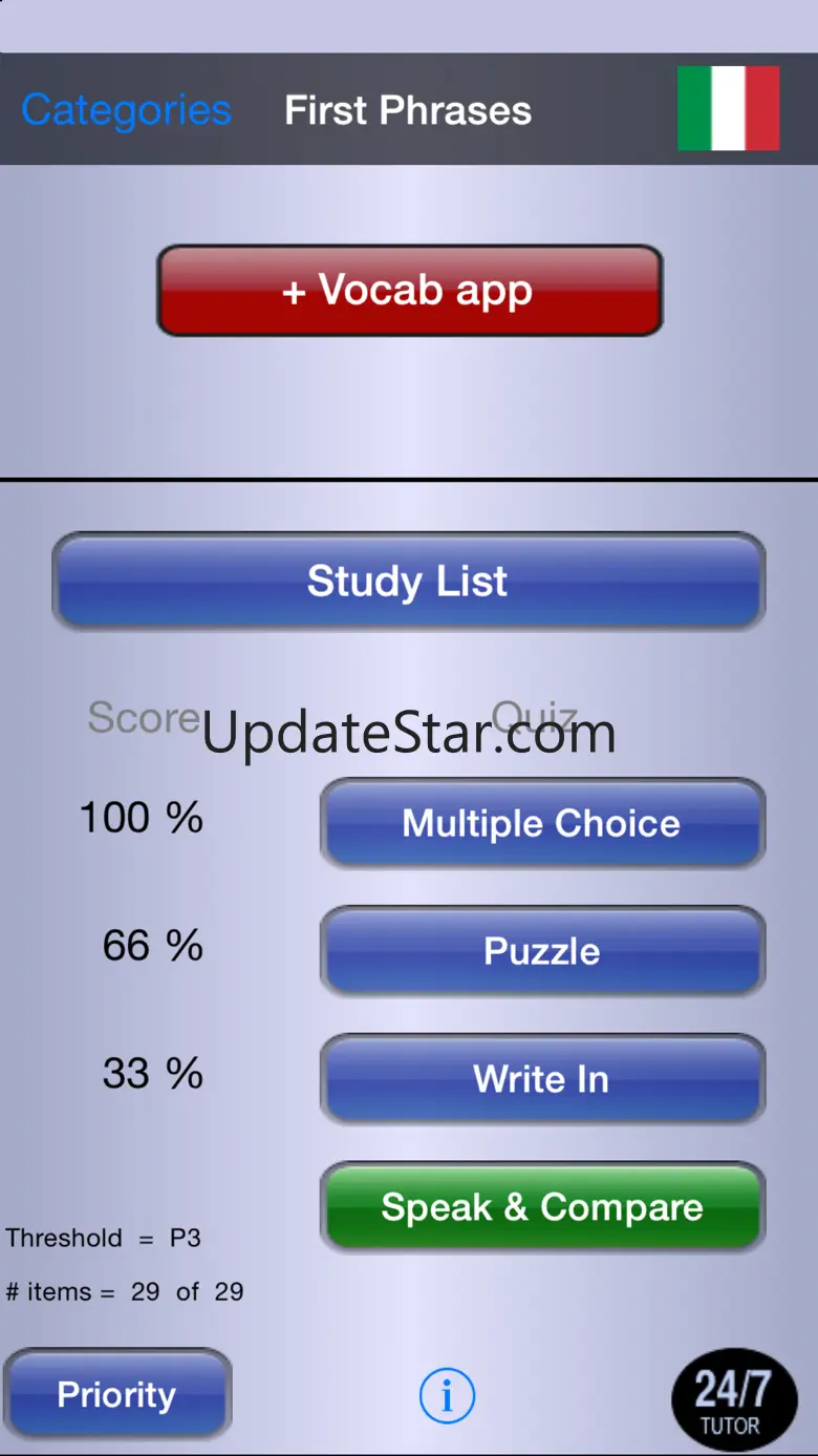 Italian Phrases 24/7 Language Learning 8.3.2