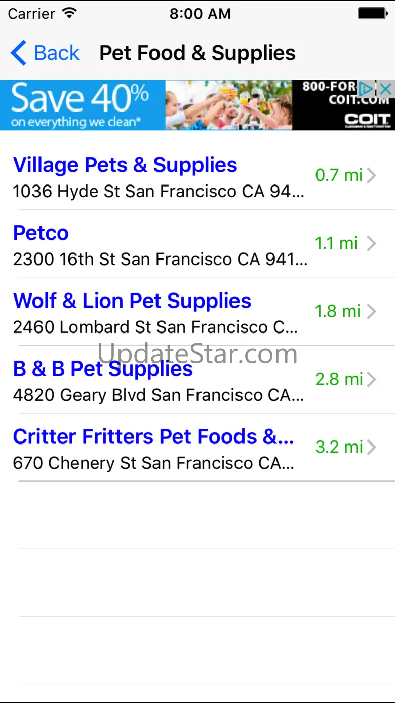 Pet Care Services Finder 2.0.1