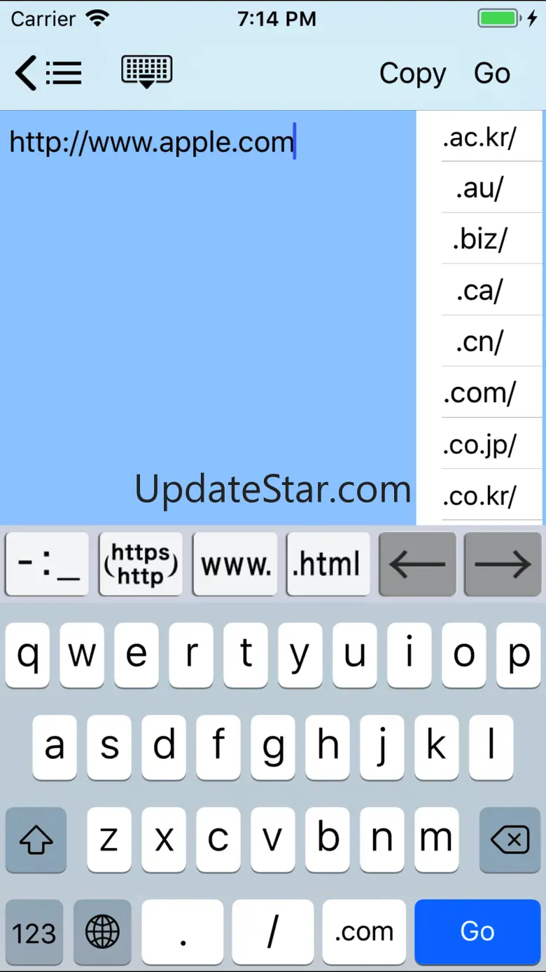 Easy URL Keyboard 2.1.0