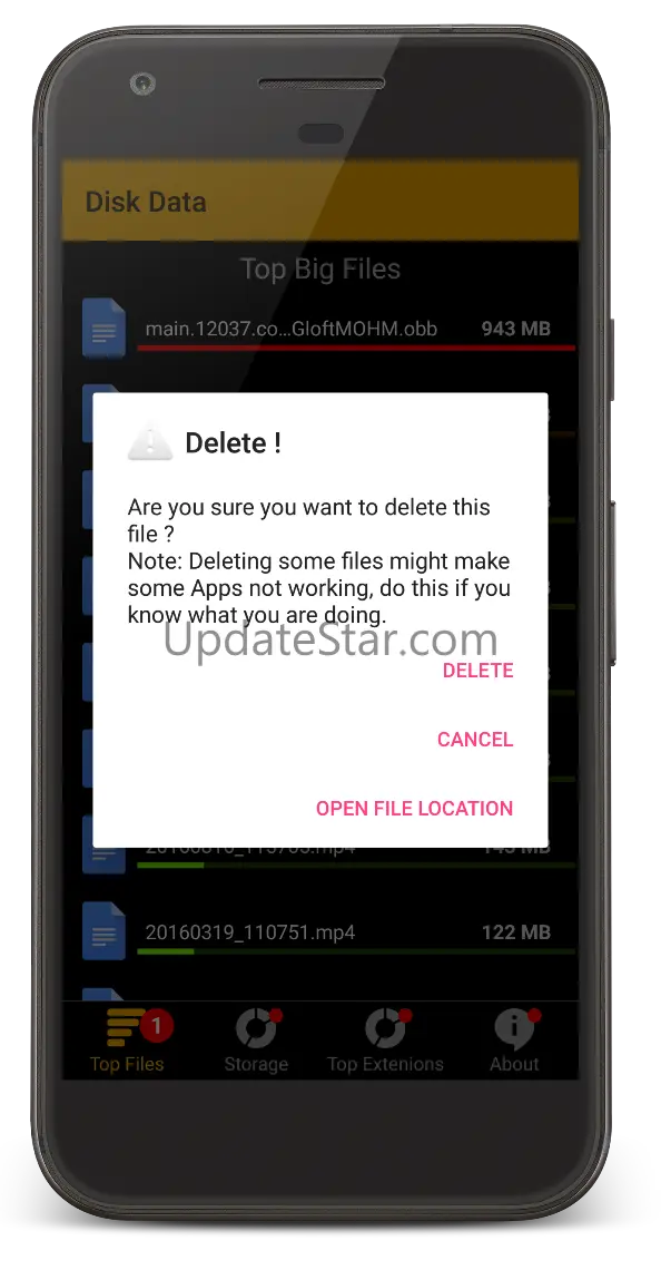 Big Files Finder - Cleaner 1.1