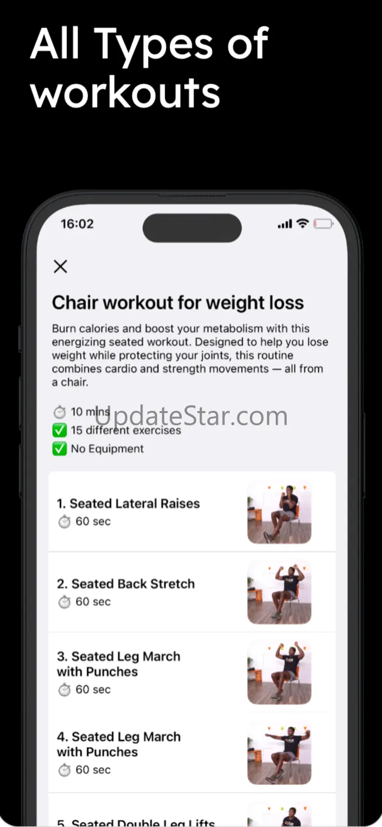 Chair Workout for Men Fitness 1.1