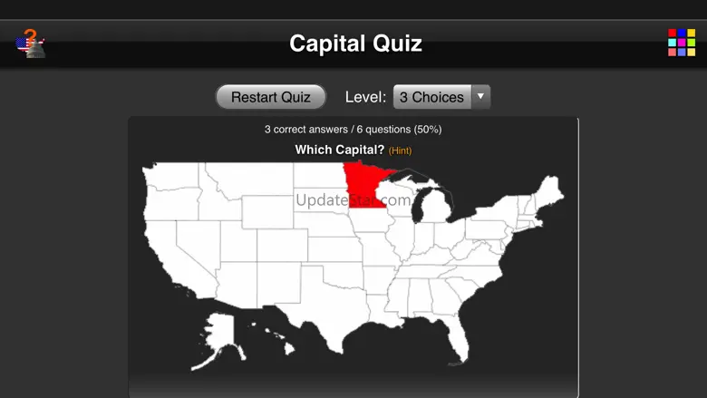 Capital Quiz 1.3.2