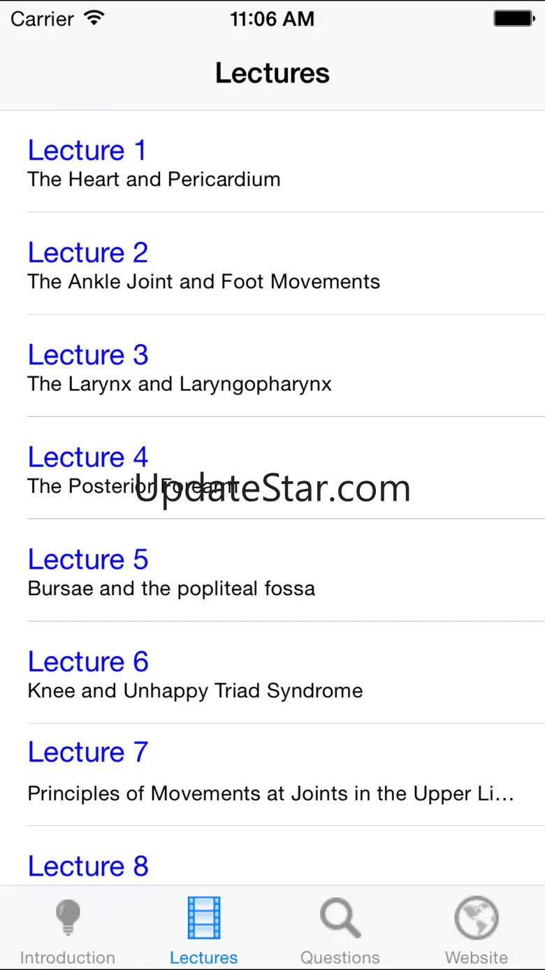Anatomy Lectures and MCQs 7.1