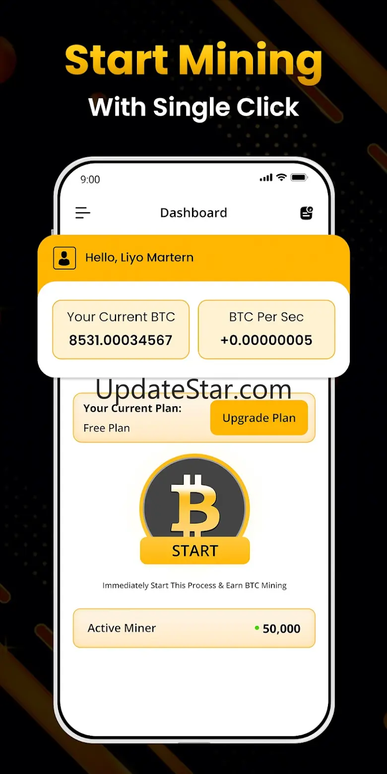 BTC Mining Crypto Cloud Miner 1.0