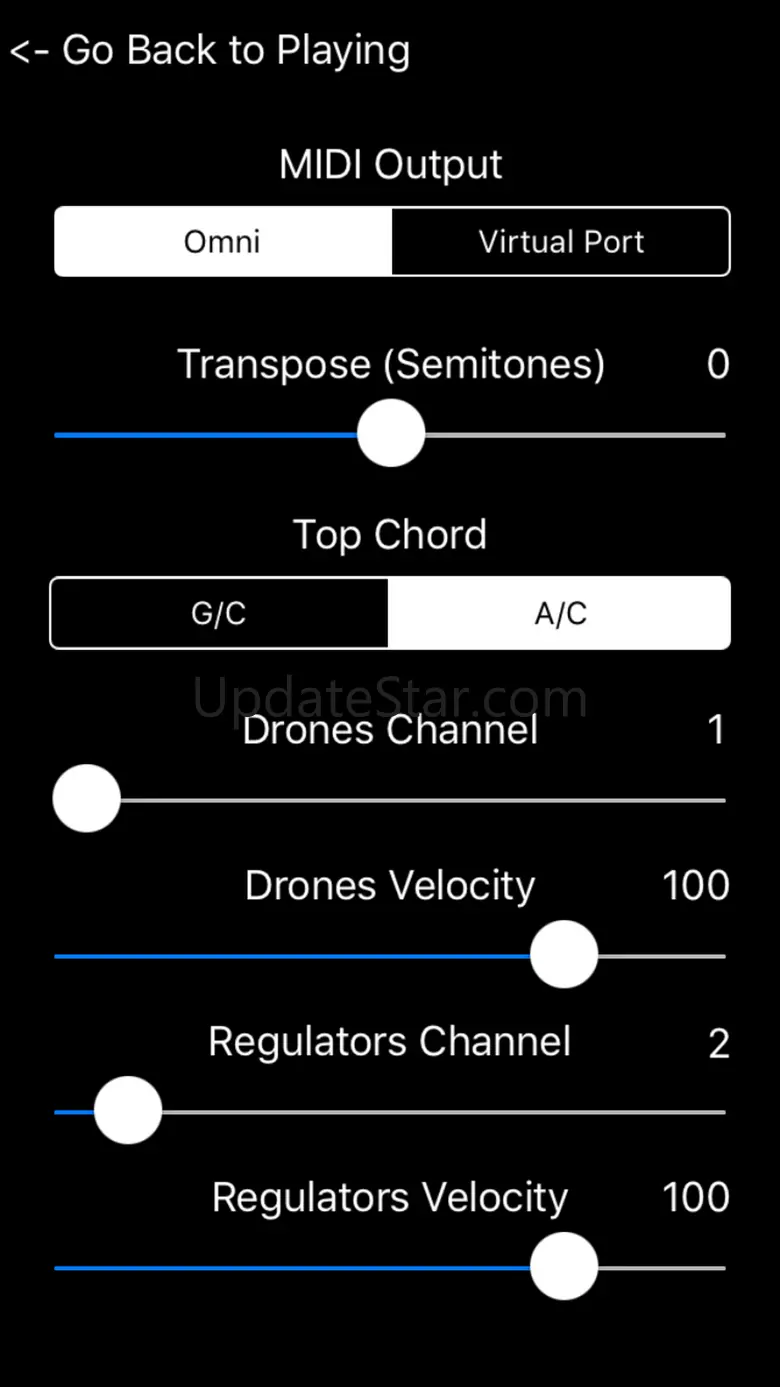 MIDIRegs - Uilleann Regulators 3.2