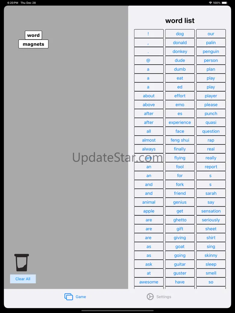 Word Magnets 4.4