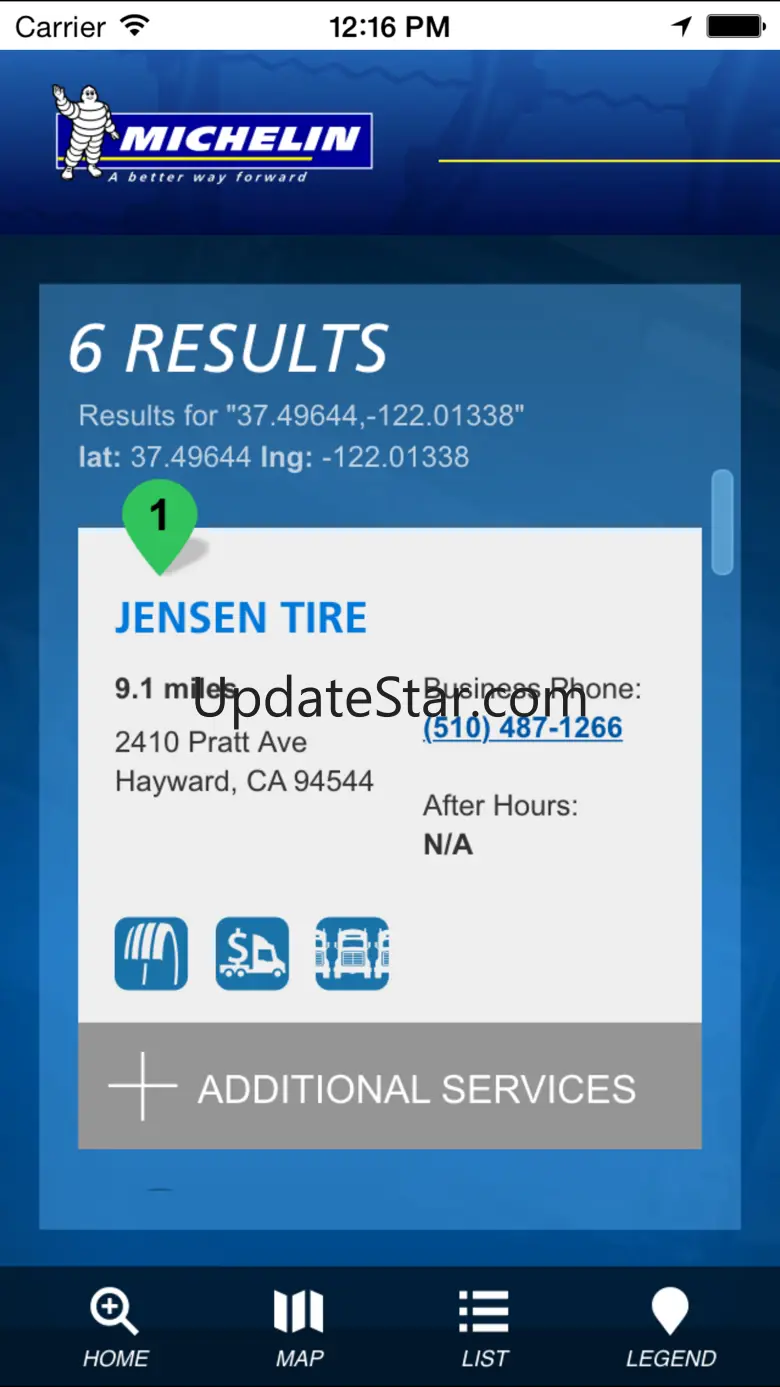 MICHELIN® Truck Tires Dealer Locator 1001