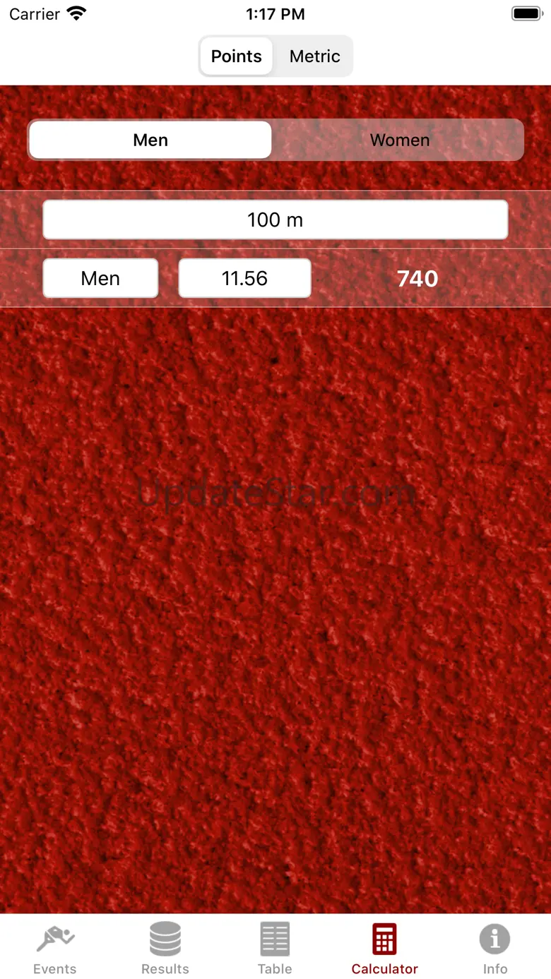 Athletics Score Calculator 6.2.0