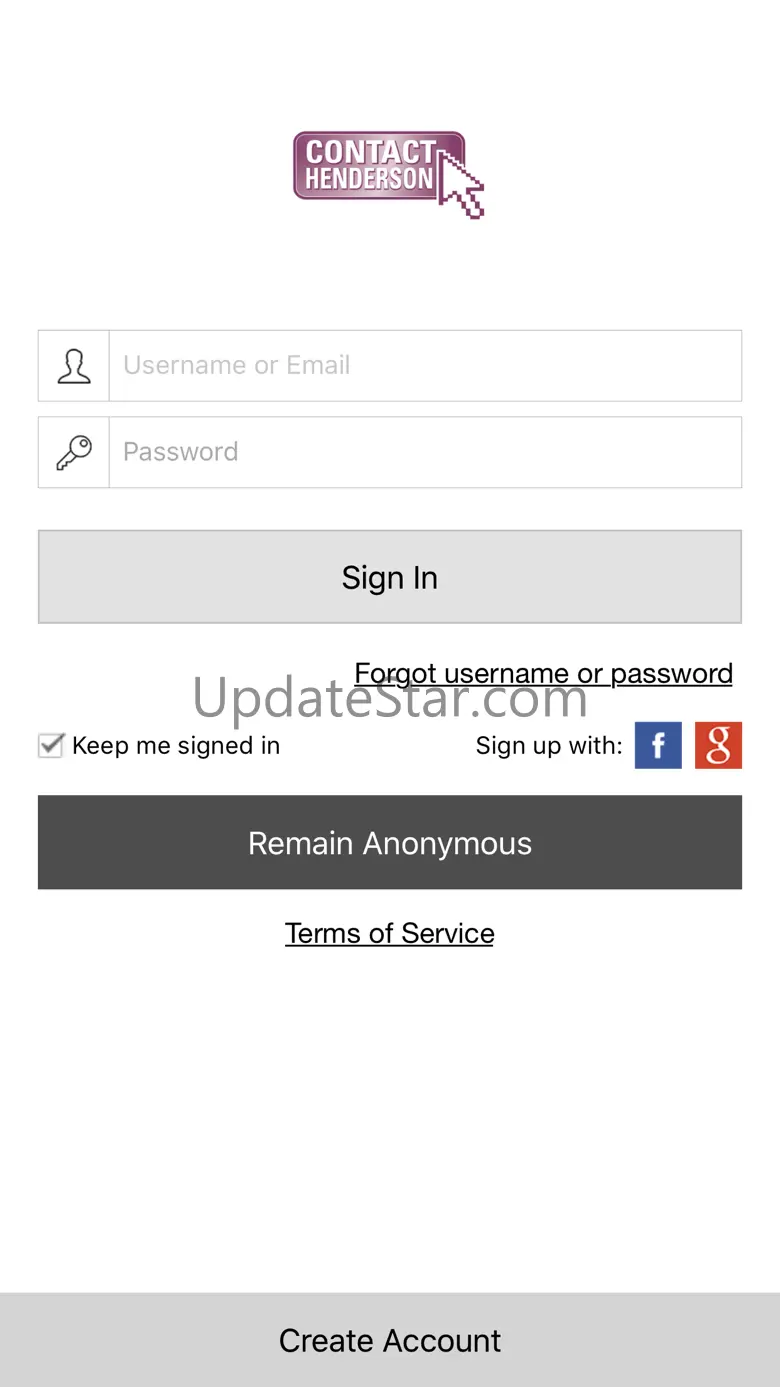 Contact Henderson 6.0.6