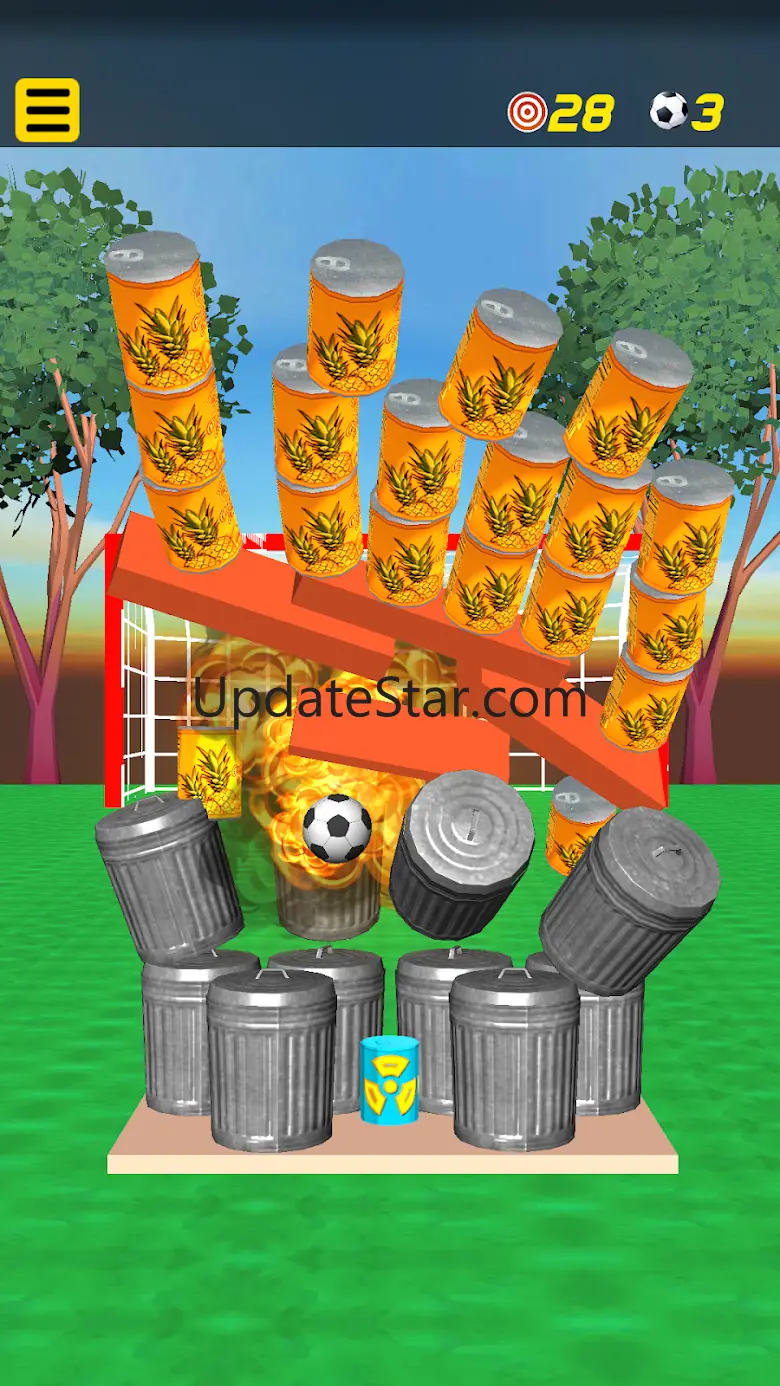 Soccer Knockdown: Ball & Cans 5.0.0