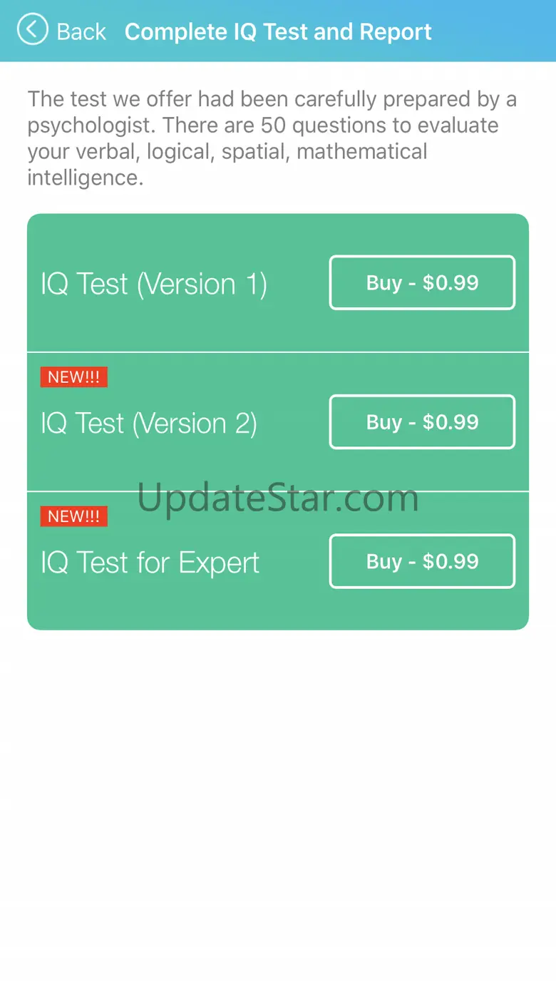 IQ Test: Calculate your IQ 3.6