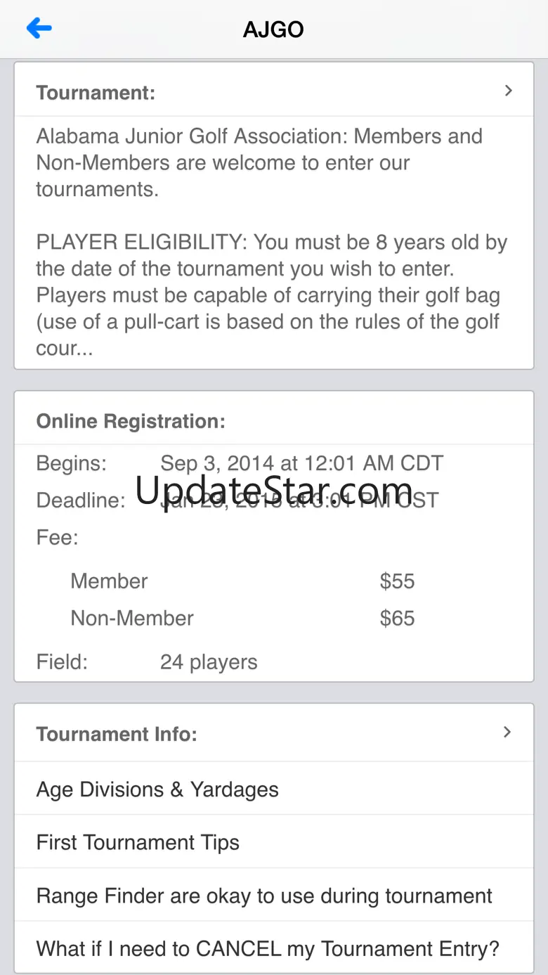 Alabama Junior Golf Association 6.3.9