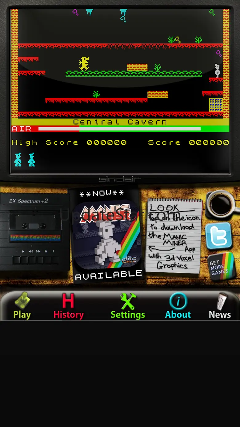 Manic Miner: ZX Spectrum v1.7