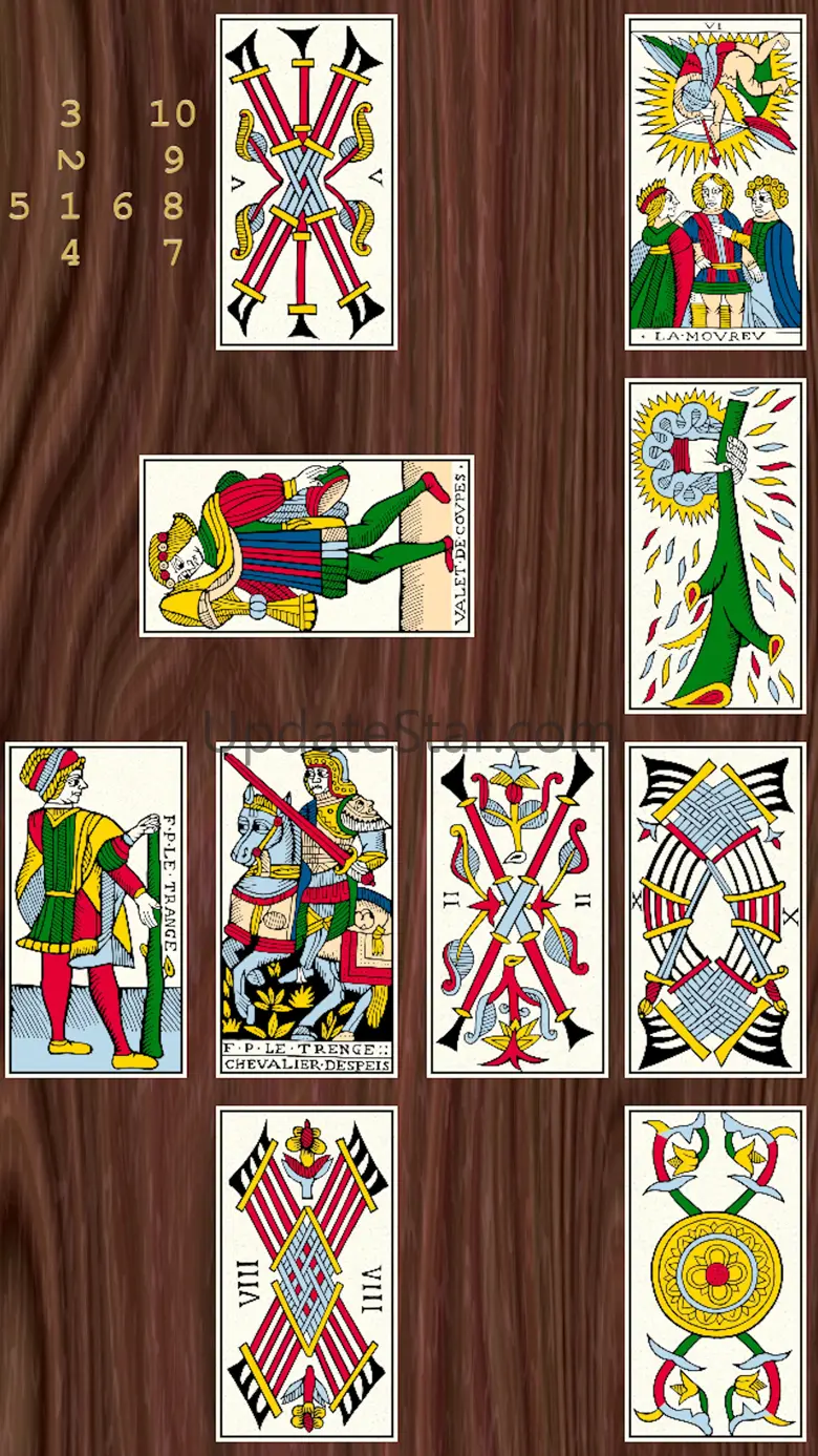 Old tarot restored by Flornoy 4.1