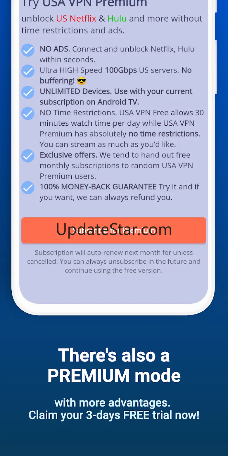 US VPN – Netflix Hulu VPN 4.0.0