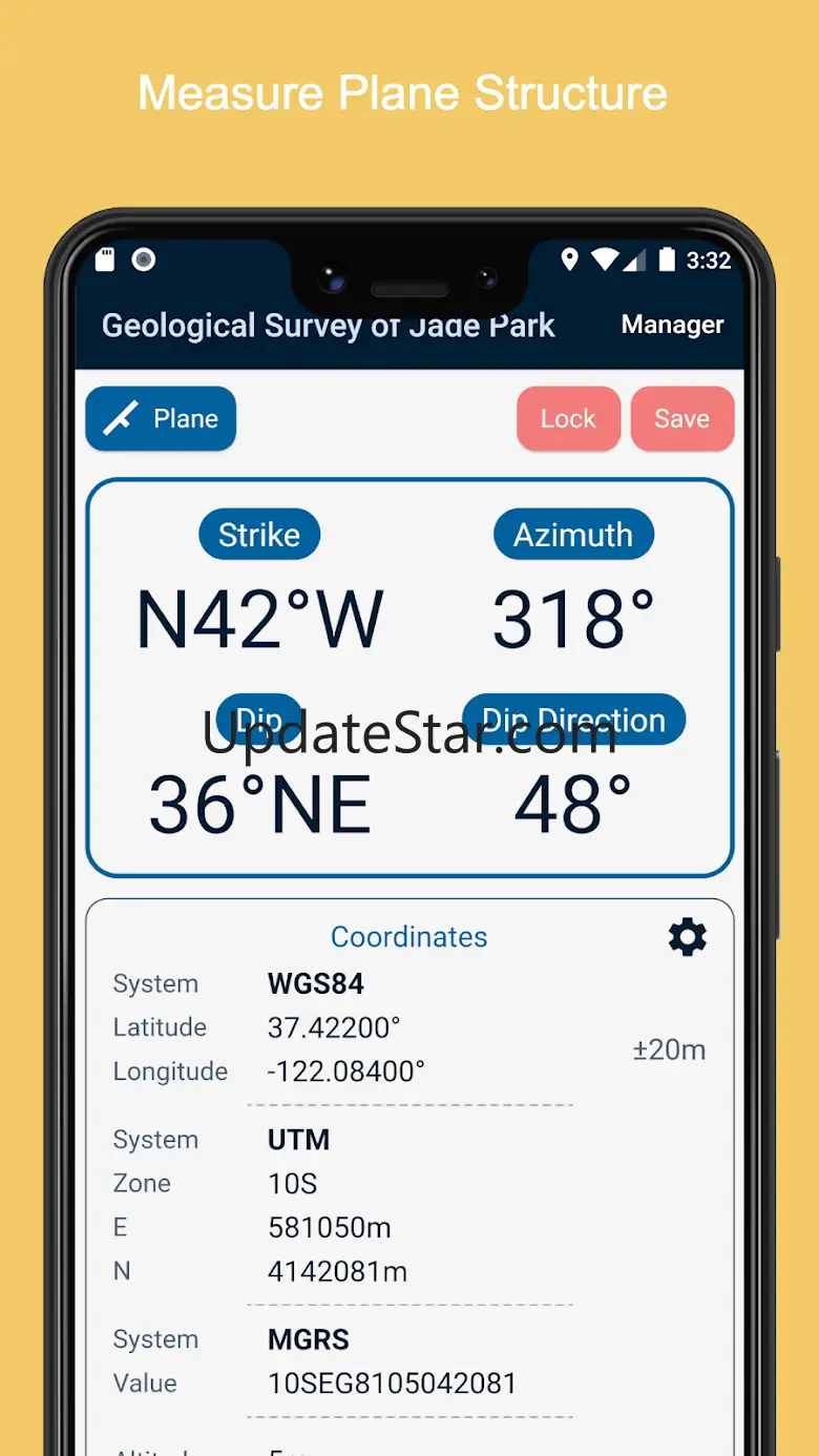 Geology Clinometer: GeoCompass 1.10.0
