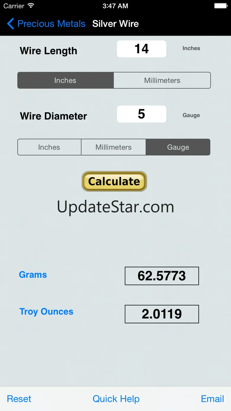 Precious Metal&Gem Calculator 5.5