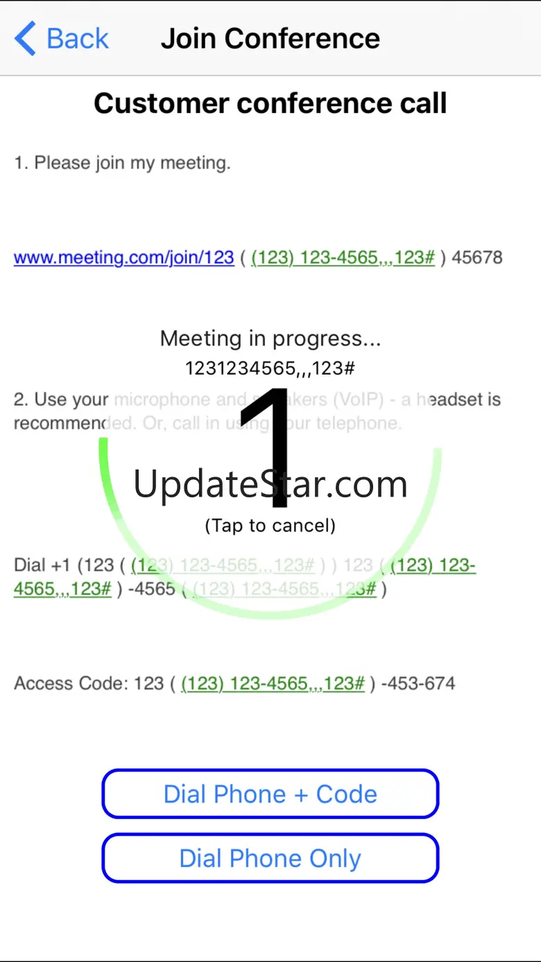 Conference Number Dialer 3.2
