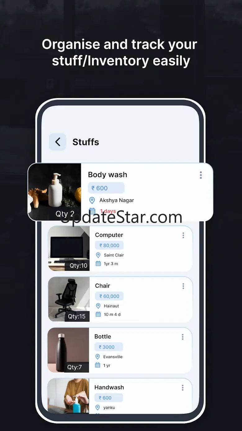 My Stuff : Inventory Organiser 1.0.3