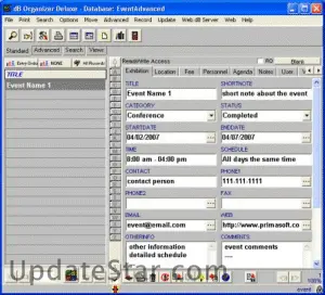 Event Organizer Deluxe 4.21