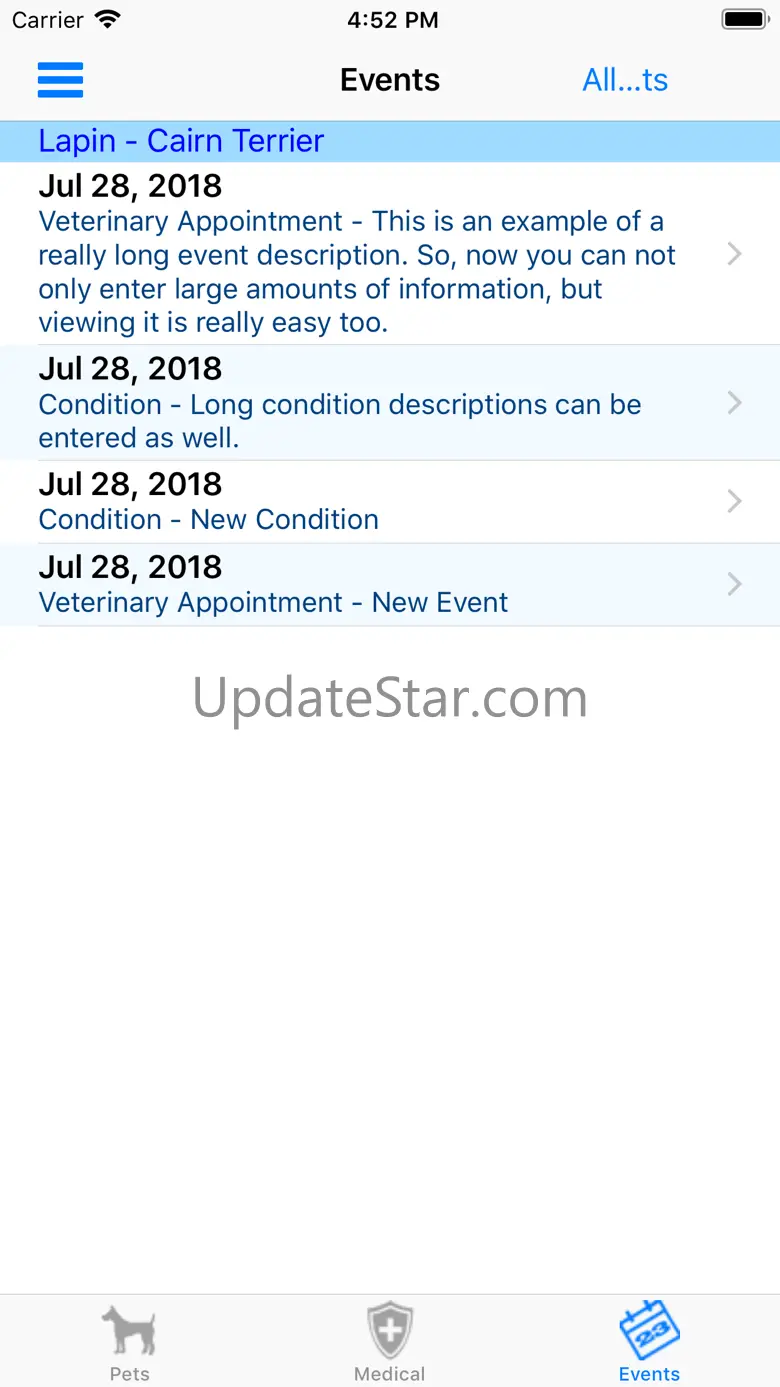myPetCare v1.5