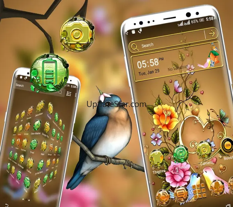 Bird Flower Launcher Theme 1.2