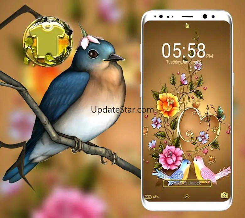 Bird Flower Launcher Theme 1.2
