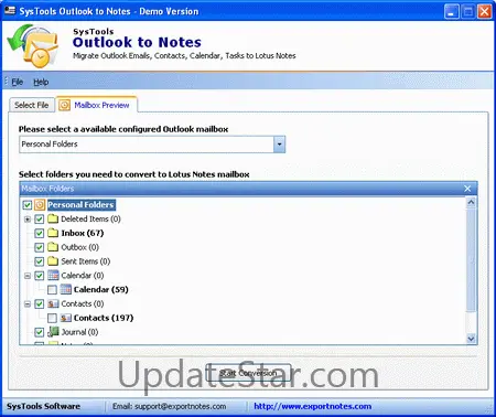Convert PST to NSF Program 7.0