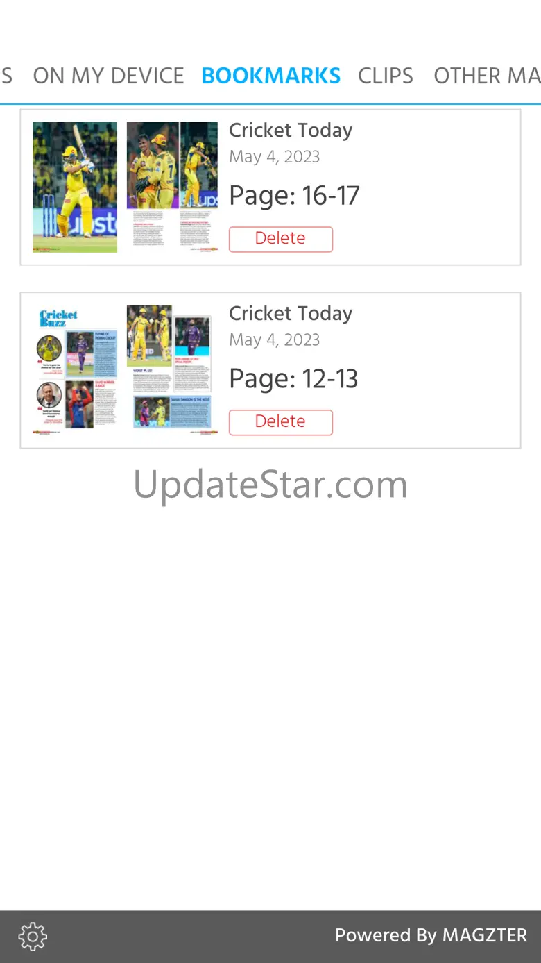 Cricket Today 8.5.3