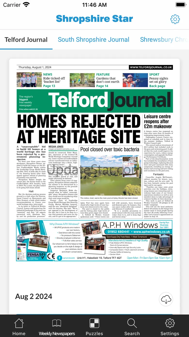 Shropshire Star Newspaper 4.9